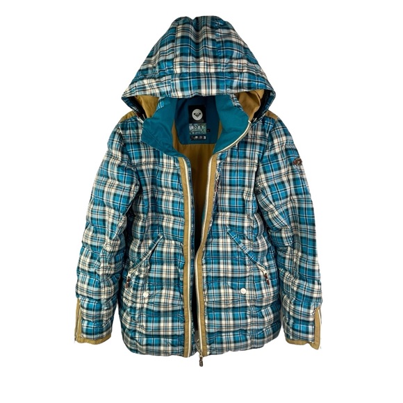 Roxy Jackets & Blazers - Roxy XL Torah Influencer BrightEdition Plaid Snowboard Ski Snow Jacket Coat